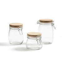 3 банки Для хранения продуктов Potia единый размер другие LA REDOUTE INTERIEURS  фото, kupilegko.ru